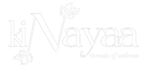 Elegant kiNayaa logo with floral design